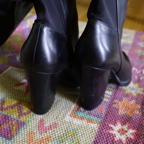 Aldo Black Heeled Boots - Picture 11 of 14